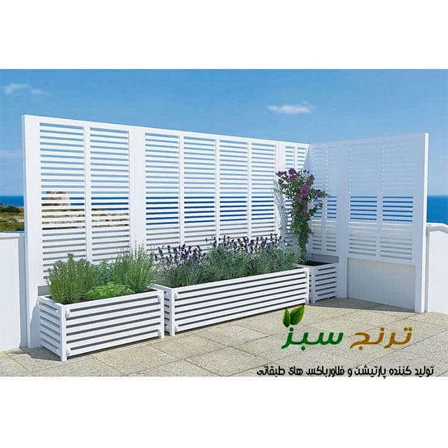 فلاورباکس دیوار سبز در بام سبز و روفگاردن