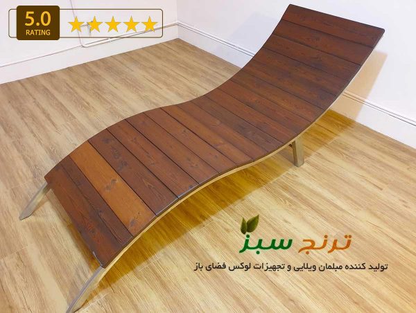 تخت استخری چوبی
