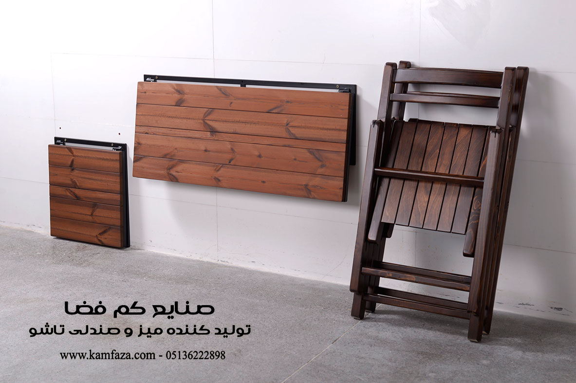 manufacturer-of-folding-table-and-chair میز و صندلی تاشو چوبی