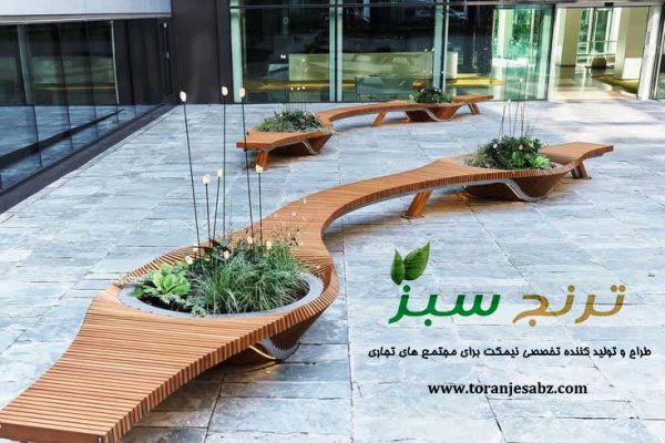 جدیدترین مدل نیمکت شیک دارای فلاورباکس