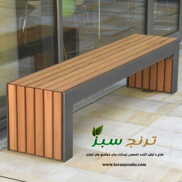 مدل جدید نیمکت پارکی از چوب ترمو وود