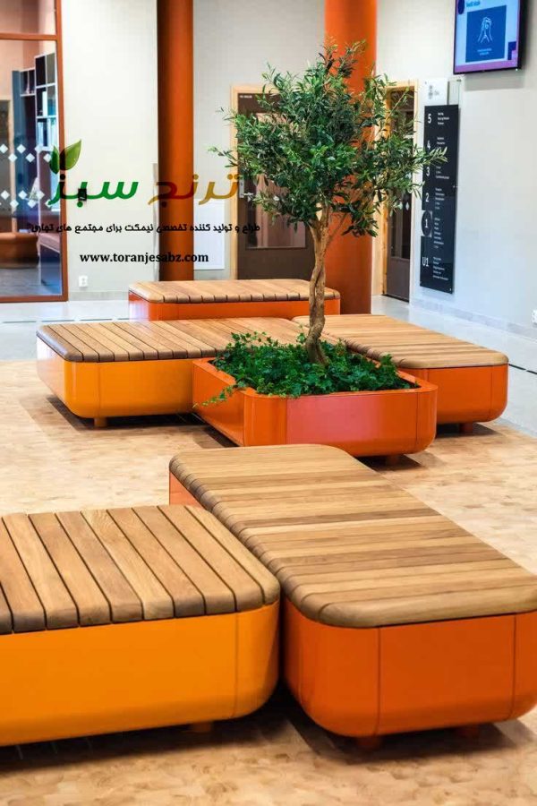 نیمکت برای داخل مجتمع