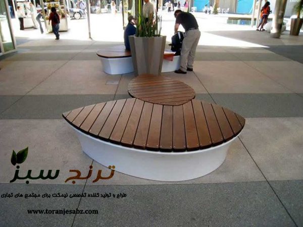 صندلی نشیمن برای محوطه مجتمع تجاری و فرودگاهی
