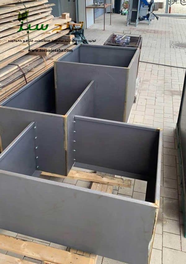 ساخت فلاور باکس فلزی و گالوانیزه