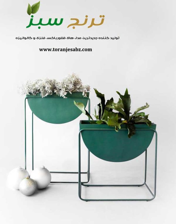 فلاورباکس فلزی و گالوانیزه با مدل زیبا و جدید