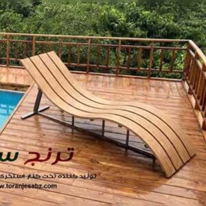pool-furniture مبلمات کنار استخر از قبیل تخت استخری ، نیمکت رختکن استخر ، صندلی استخر و میز استخر ، در صنایع ترنج سبز تولید میشوند.